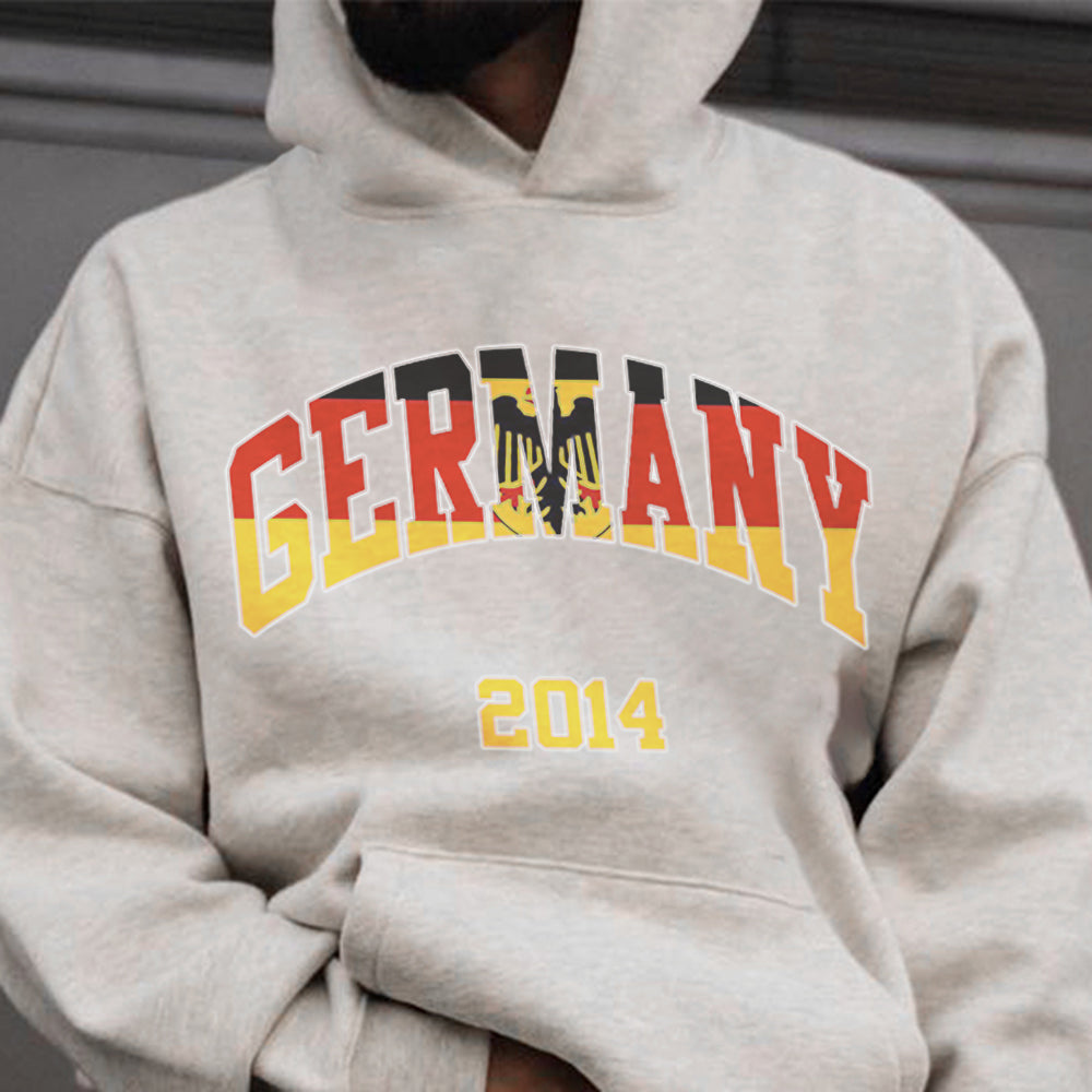 Germany 2014 World Cup Champions Men's Fleece Hoodie 320g