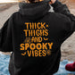 Halloween Graphic Hooded Women's Sweatshirt