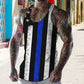 Patterned Trendy Street Casual Tank Top