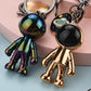 Space Robot Astronaut Pendant Retro Personality Keychain