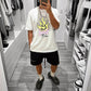 Graphic Print Loose Men's Short Sleeve T-Shirt