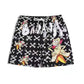 Men's beach pants loose casual cartoon printed shorts