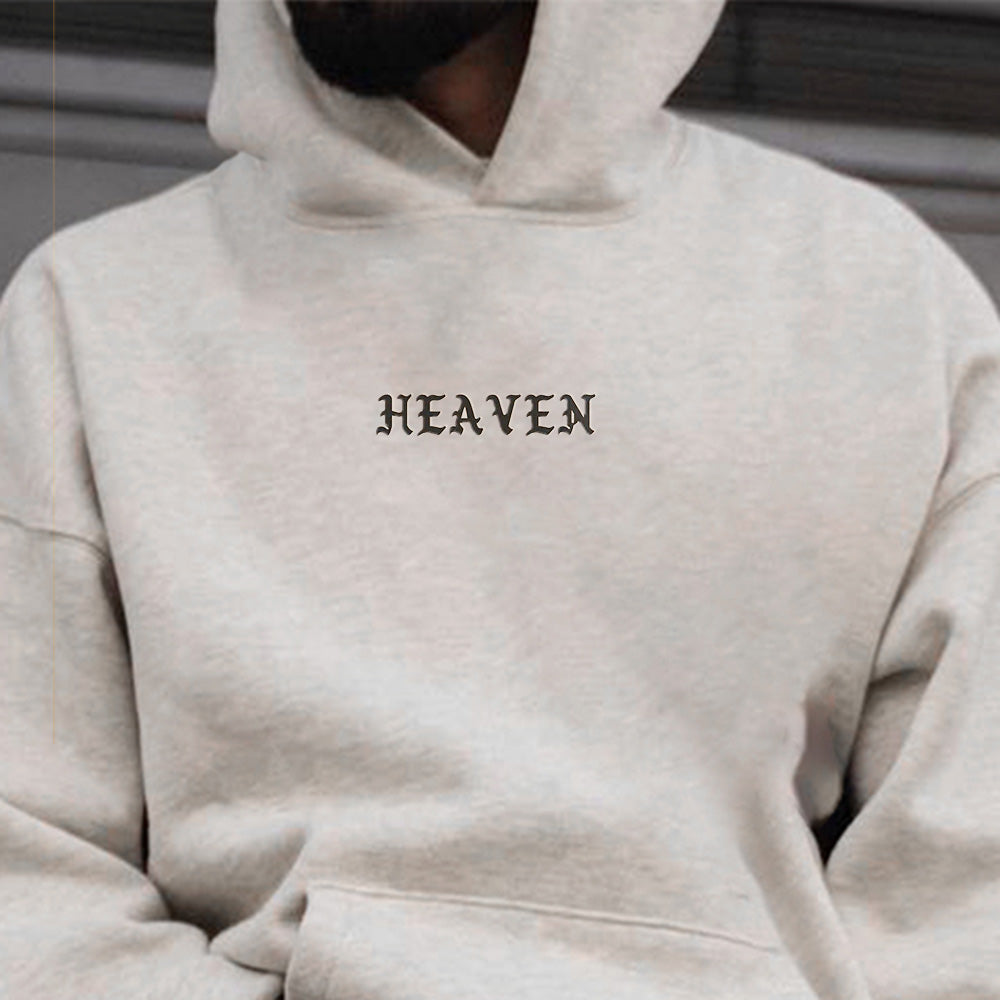 HEAVEN Men's Casual Front Pocket Hoodie