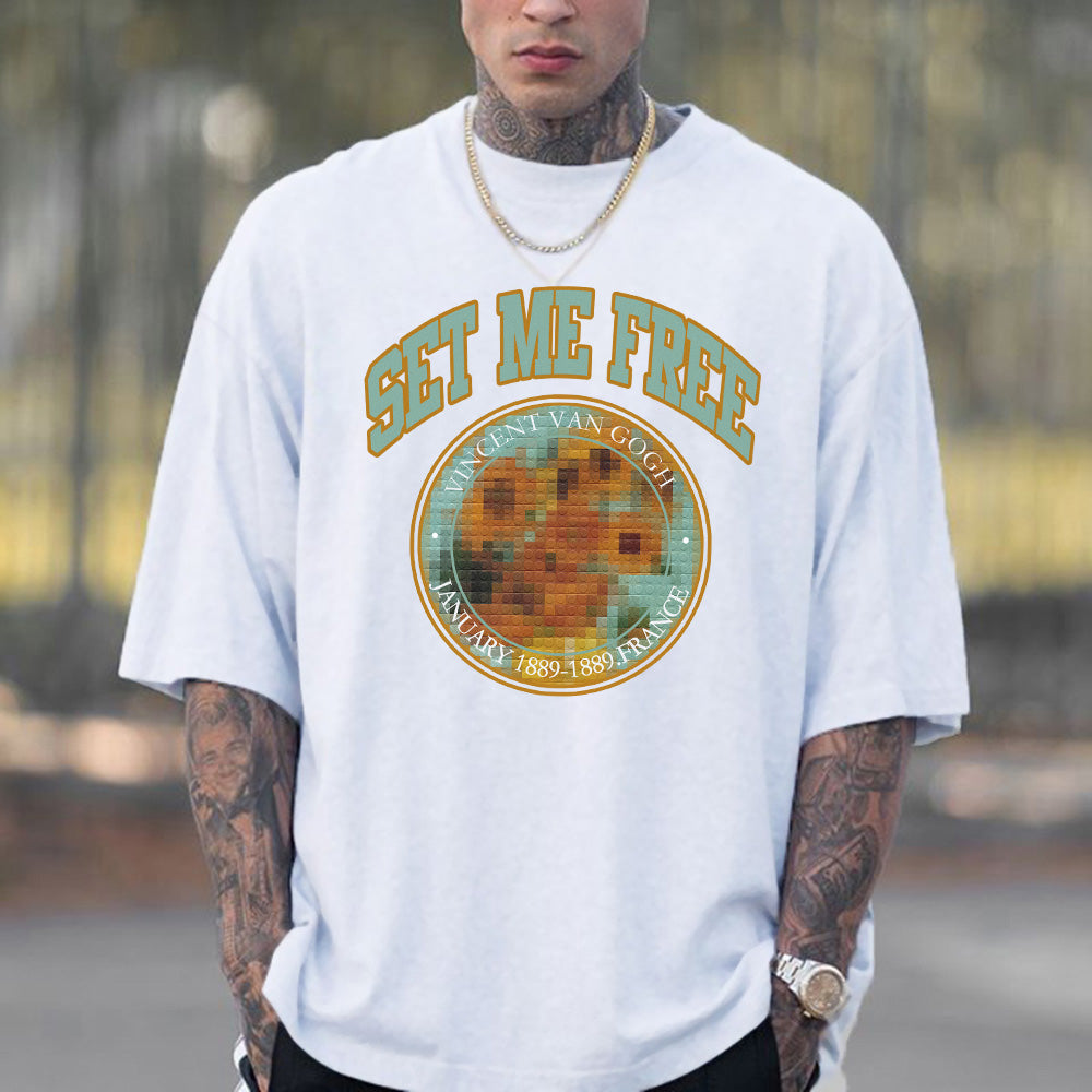 NOVAROPA™  Spoof Art Creative Print Men's T-Shirt