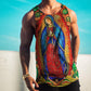 Easter Pattern Trend Street Casual Tank Top