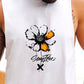 Trendy Personalized Print Sleeveless Casual Tank Top