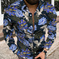 Beach Personality Trend Floral Pattern Casual Holiday Long Sleeve Shirt
