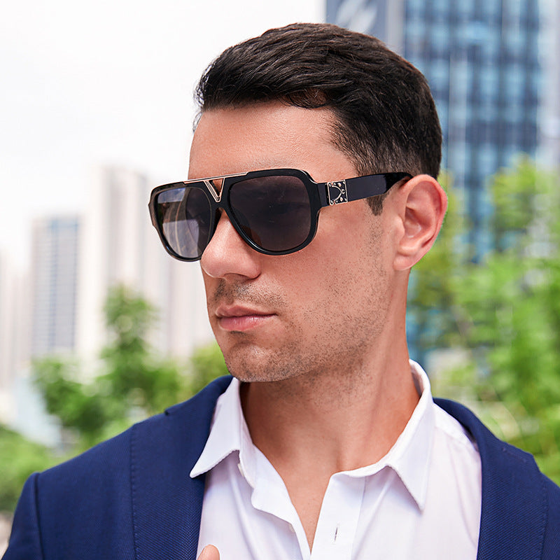 Everyday Casual Trend Contrast Color Men's Sunglasses