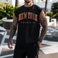 New York Men's Streetwear Casual Tank Top