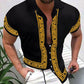 Casual printed short sleeve shirt