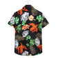 Hawaii Beach Floral Short-sleeved Shirt