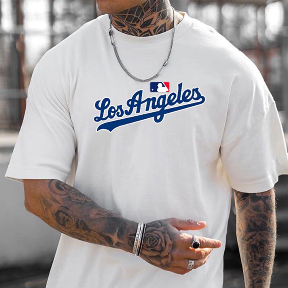 LA Baseball Men's Casual T-Shirts