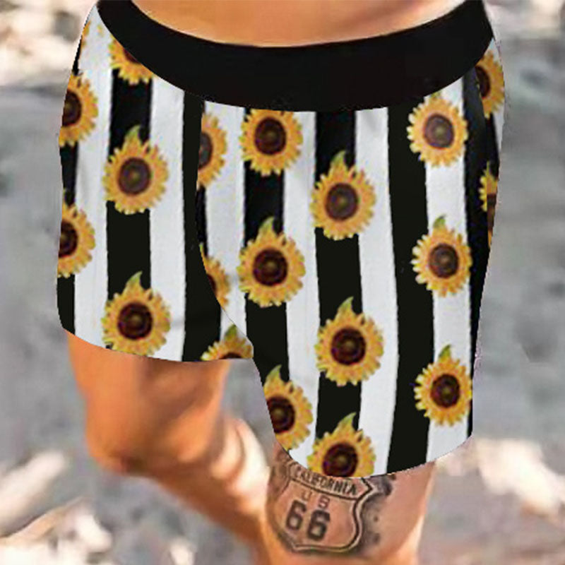 Casual Print Resort Style Shorts