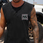 Men's Retro Waves Printed Summer Tank Top