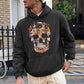 Skull Animal Graphic Print Men's Hoodie Sweatshirt
