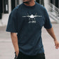 Military Fan Series Veyron Fighter J20 Graphic Print Men's T-Shirt