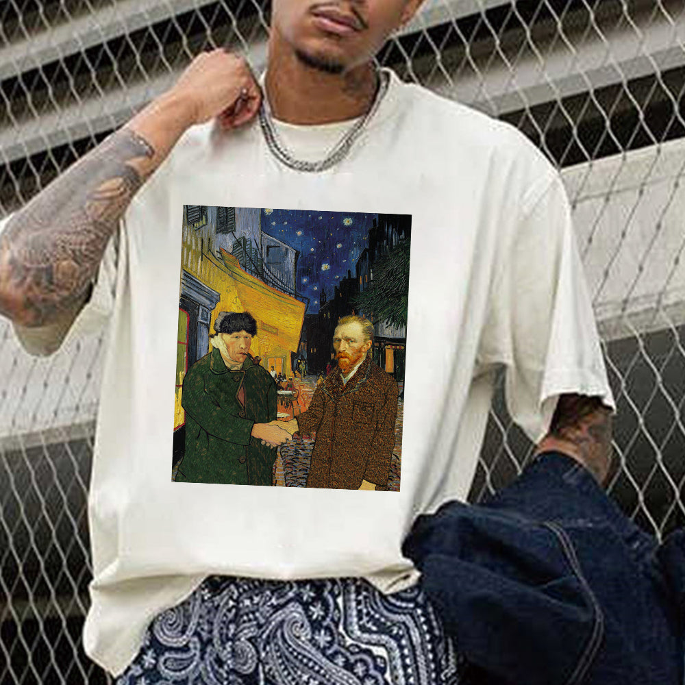 NOVAROPA™  Spoof Art Creative Print Men's T-Shirt