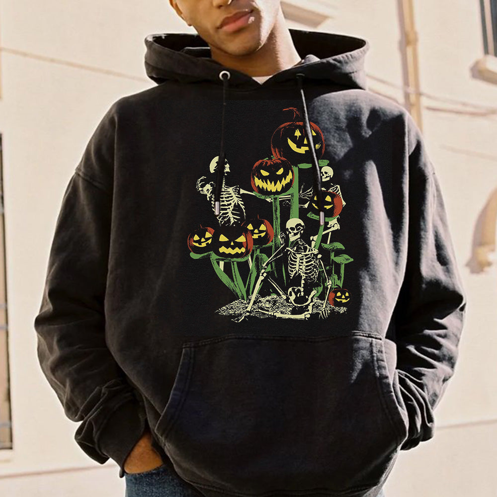 Skull Graphic Print Men's Hoodie Sweatshirt