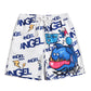 Men's beach pants loose casual cartoon printed shorts