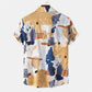 Casual Vacation Print Shirt