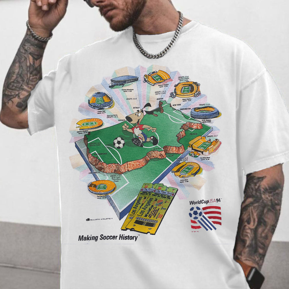 FIFA World Cup USA 1994 Men's Crew Neck T-Shirts