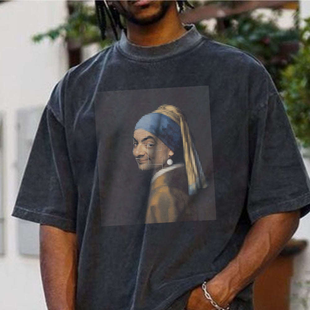 NOVAROPA™  Spoof Art Creative Print Men's T-Shirt