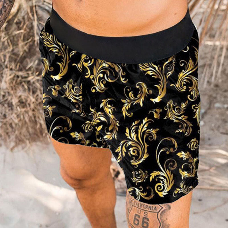 Casual Print Resort Style Shorts