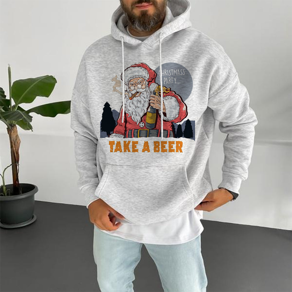 Christmas Party Men's Fashion Oversized Hoodies