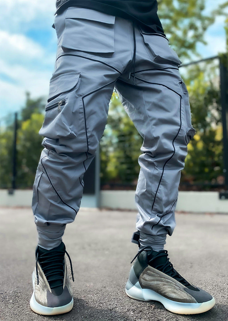Men's Reflective Fashion Cargo Pants