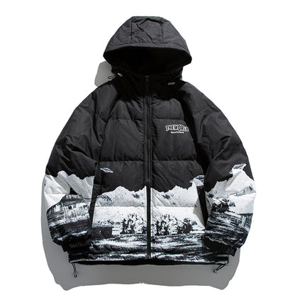 Men's Fashion Hoode Puffer Jackets
