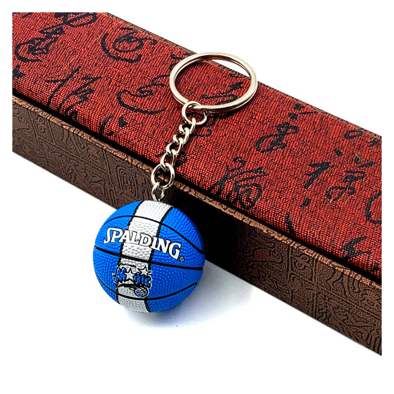 Ornament Handicraft Basketball Keychain