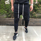 Statement Casual Pocket Lace-Up Panel Sports Cargo Pants Trousers