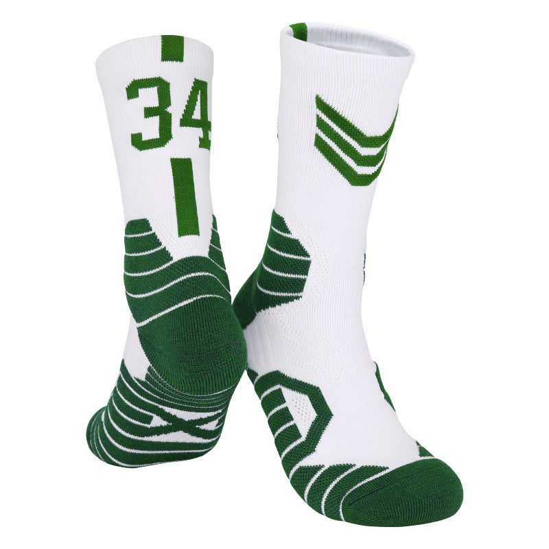 Men's Basketball Sports Crew Socks