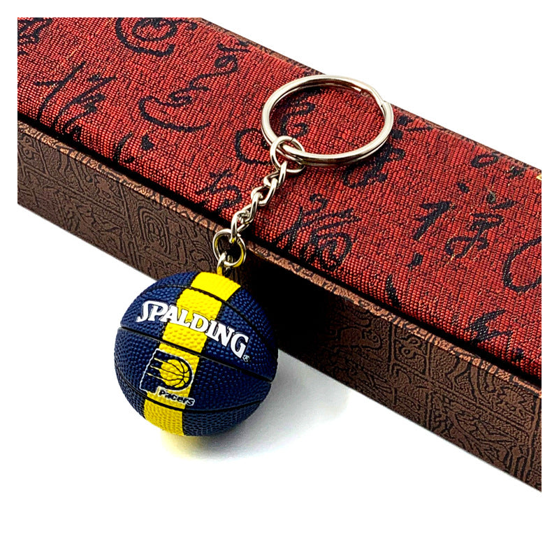 Ornament Handicraft Basketball Keychain