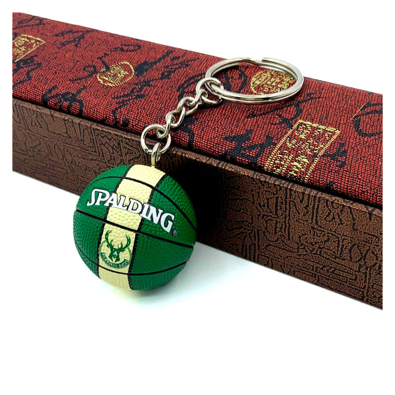 Ornament Handicraft Basketball Keychain