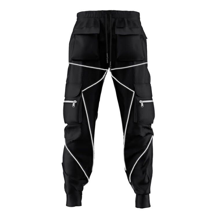 Men's Reflective Fashion Cargo Pants