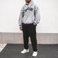 Alphabet TWELVE Graphic Print Men's Oversize Hoodie