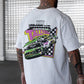 Alphabet Racing Graphic Print Casual Men's T-Shirt