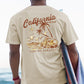 California Beach Vacation Surf Graphic Print Casual Men's T-Shirt