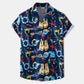 Casual Vacation Print Two-piece Suit