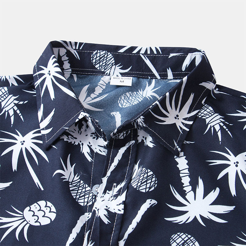 Casual Vacation Print Shirt