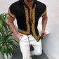 Casual printed short sleeve shirt