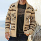 Men's Vintage Ethnic Lapel Collar Knitwear Jacket