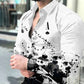 Casual Long-sleeved Printed Shirt