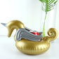 Golden Pegasus Cup Seat Swan Inflatable Water Coaster Floating Drink Cup Holder