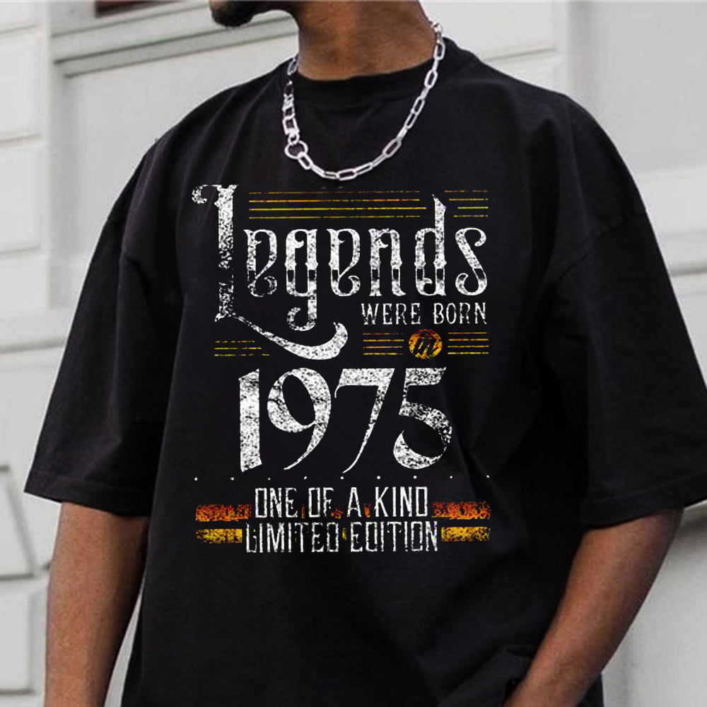 Music Letter Graphic Print Casual Men's T-Shirt