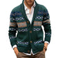Men's Vintage Ethnic Lapel Knitwear Cardigan Jacket