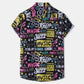 Men's lapel Print Two-piece Suit