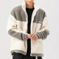 Men's Fashion Stitching Embroidery Sherpa Jackets