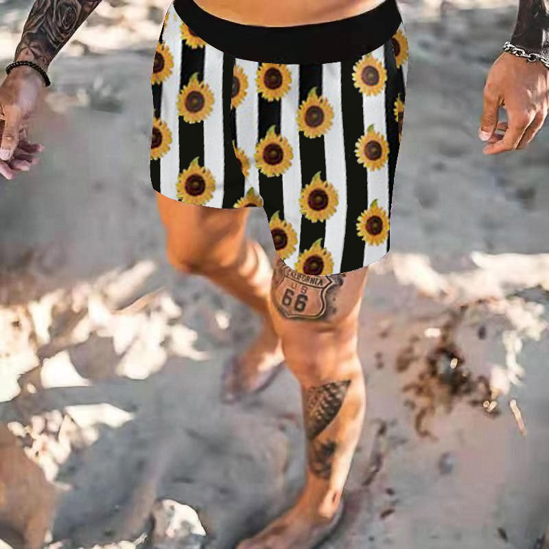 Casual Print Resort Style Shorts